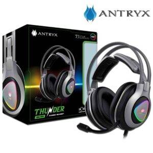 AURICULAR ANTRYX THUNDER GAMING SILVER LED - RGB (AGH-7800S7V)