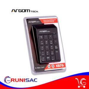 Teclado Numérico Argom ARG-KB-1076 USB Retractil