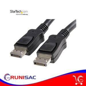 Cable de 2m Certificado DisplayPort 1.2 4k con Cierre de Seguridad - 2x Macho DP