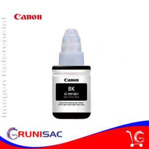 Botella de Tinta Canon GI-190BK Negro