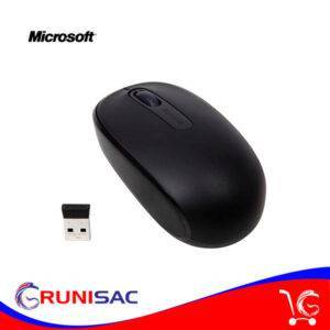 Mouse óptico inalámbrico Microsoft Mobile 1850, 1000dpi, Receptor USB, 2.4GHz, negro.