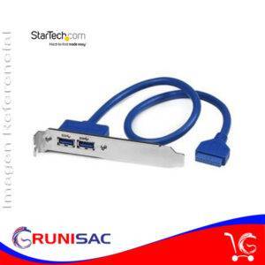 Cabezal Bracket de 2 puertos USB 3.0 SuperSpeed con conexión a Motherboard
